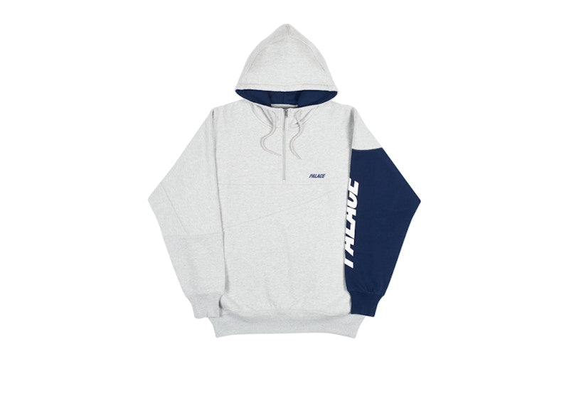 Palace Metric Hood Grey Marl/Navy