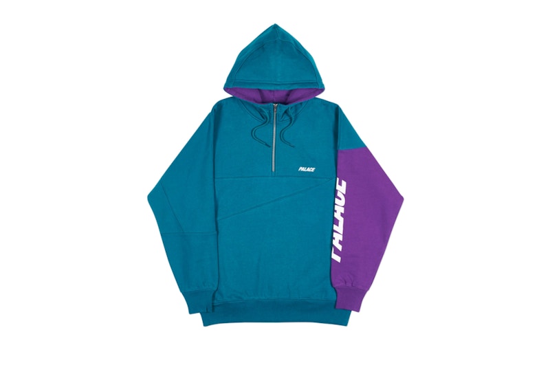 Palace Metric Hood Teal/Purple