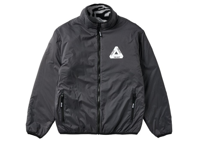 Palace Mirage Reversible Fleece Jacket Black