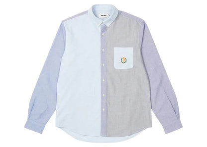 Palace Mixed Oxford Shirt Blue