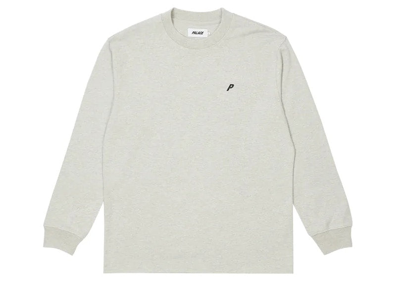 Palace Mock Neck 320 Crew Grey Marl