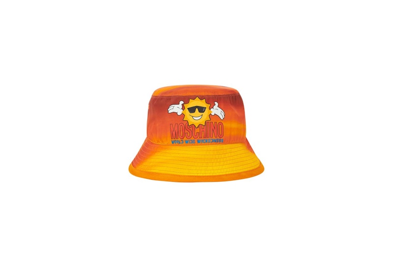 Palace Moschino Bucket Hat Orange Cloud