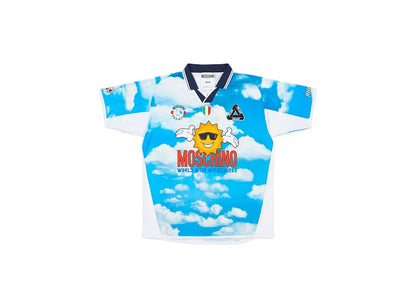 Palace Moschino Football Shirt Blue Cloud
