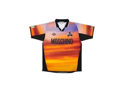 Palace Moschino Football Shirt Orange Cloud