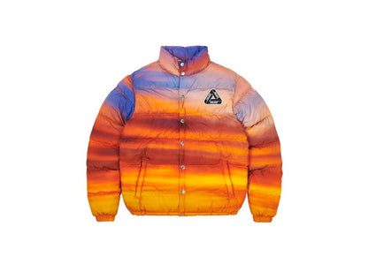 Palace Moschino Puffa Jacket Orange Cloud