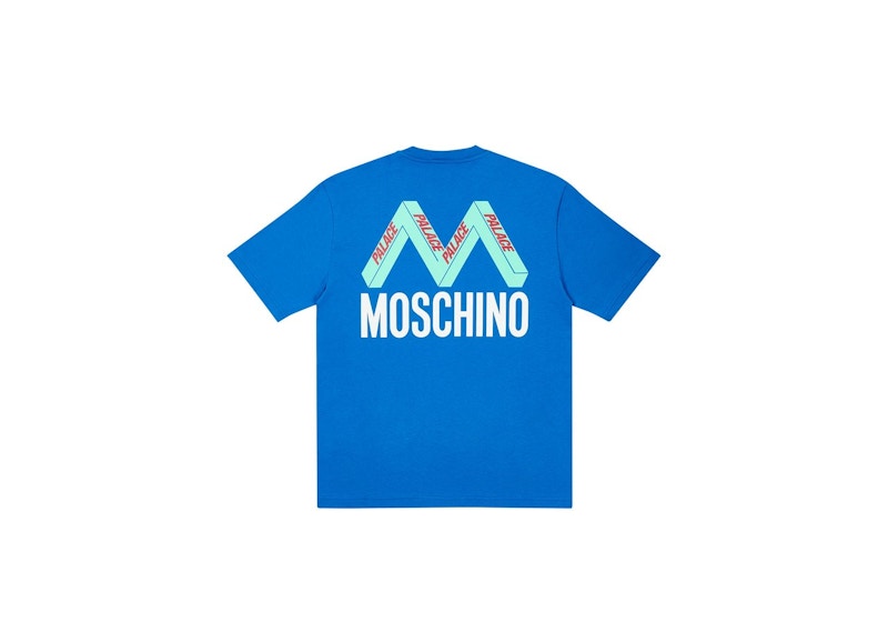 Palace Moschino T-shirt Blue