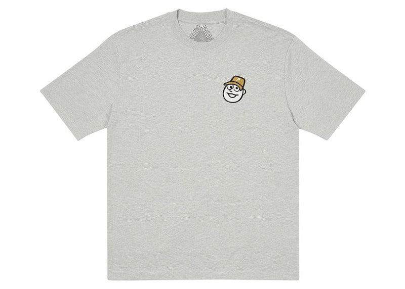 Palace Mr Palace T-shirt Grey Marl