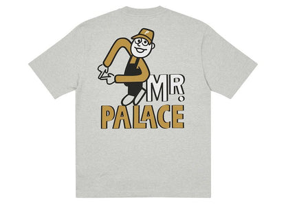 Palace Mr Palace T-shirt Grey Marl