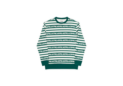 Palace Multi Lingual Crew Green/White