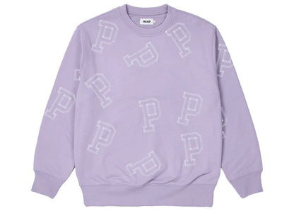 Palace Multi P Flatlock Crew Lilac