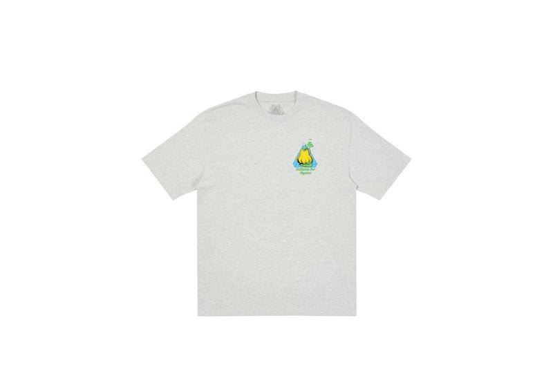 Palace Nein Cheese Nein Egg T-shirt Grey Marl