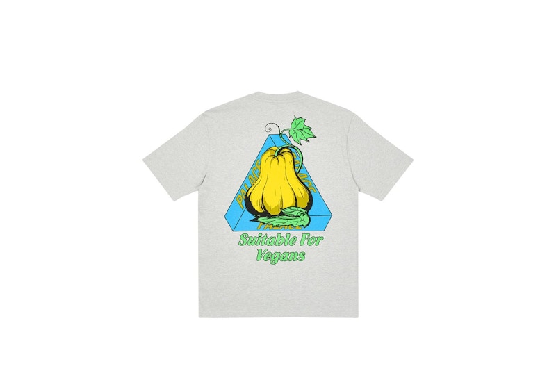 Palace Nein Cheese Nein Egg T-shirt Grey Marl
