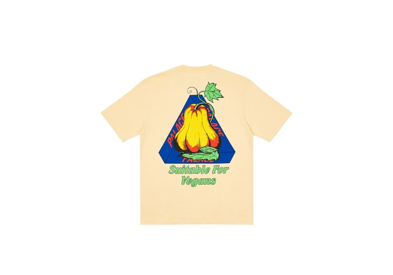 Palace Nein Cheese Nein Egg T-shirt Oatmeal