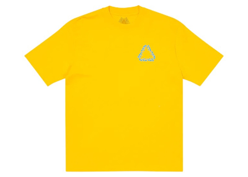 Palace Nein Fuss T-shirt Yellow