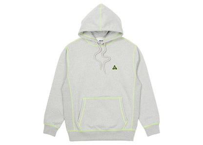 Palace Neo Stitch Hood Grey Marl