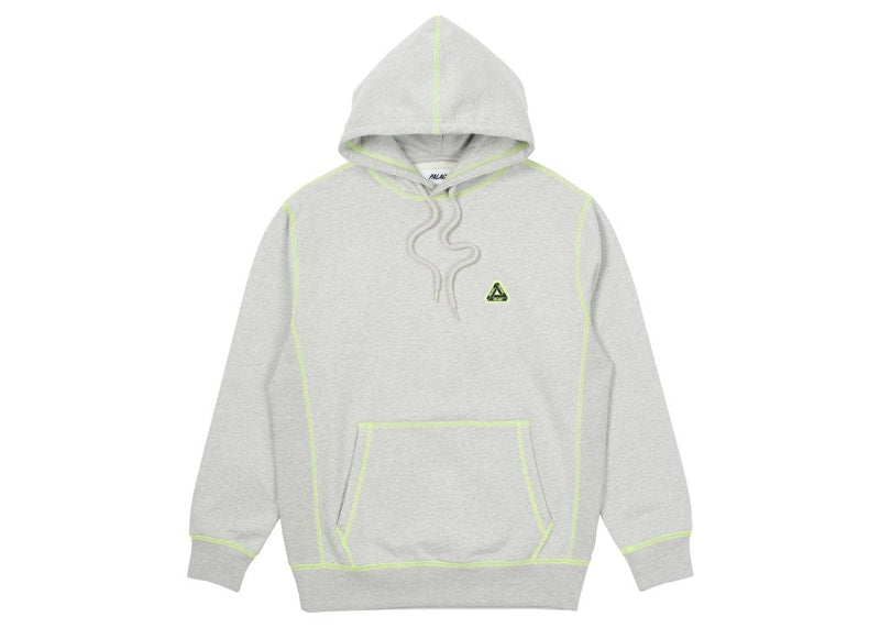 Palace Neo Stitch Hood Grey Marl