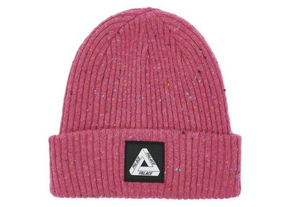 Palace Nepped Tri-Ferg Patch Beanie Cherry
