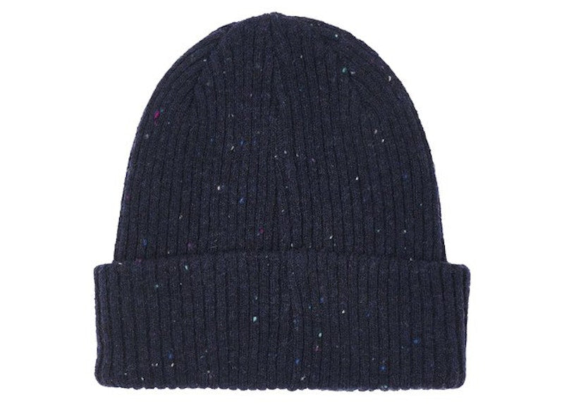 Palace Nepped Tri-Ferg Patch Beanie Navy