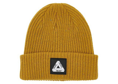 Palace Nepped Tri-Ferg Patch Beanie Tan