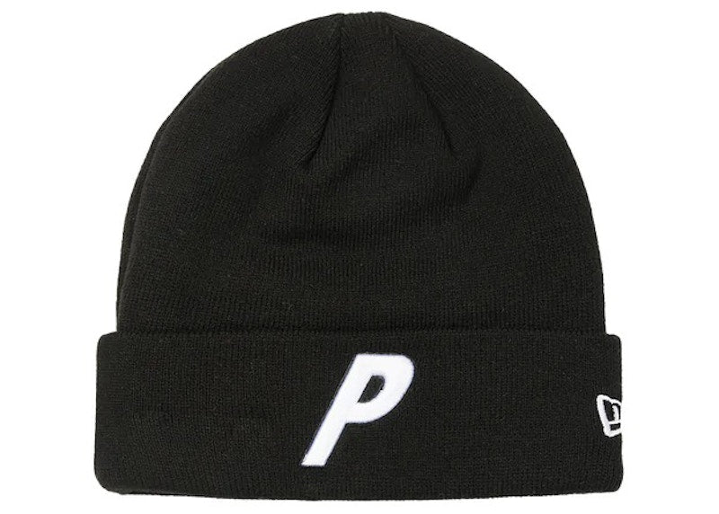 Palace New Era P Beanie Black