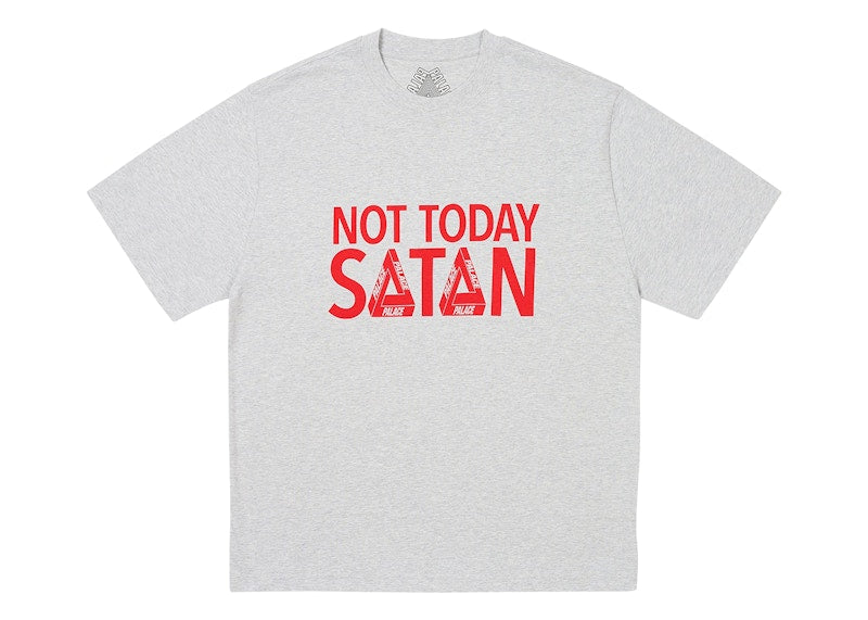 Palace Nicht Today T-Shirt Grey Marl
