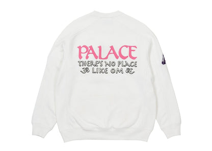 Palace OM Crew White
