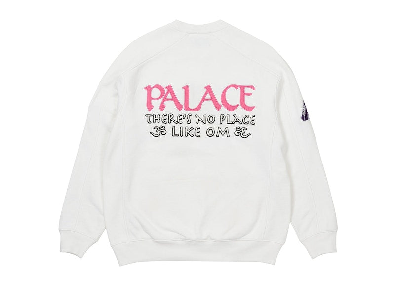 Palace OM Crew White