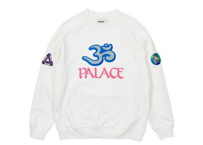 Palace OM Crew White