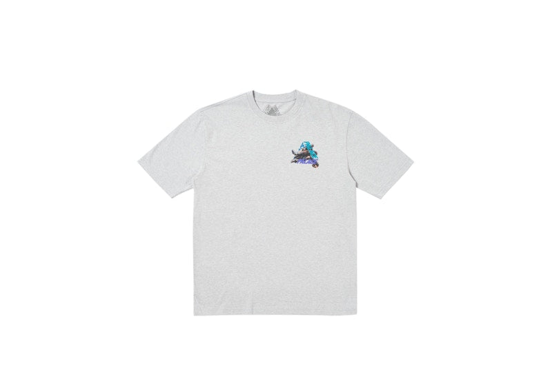Palace Octo T-shirt Grey Marl
