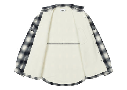 Palace Ombre Flannel Shirt Navy