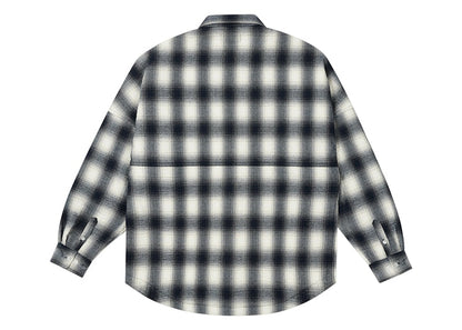 Palace Ombre Flannel Shirt Navy