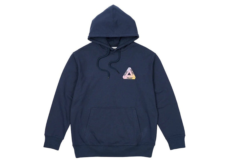 Palace Ombre Tri-Ferg Hood Navy