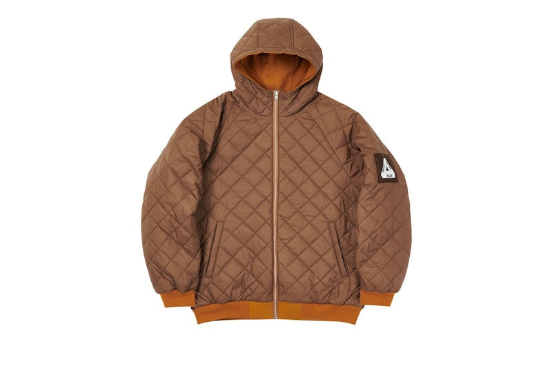 Palace One 2 One Reversible Jacket Brown