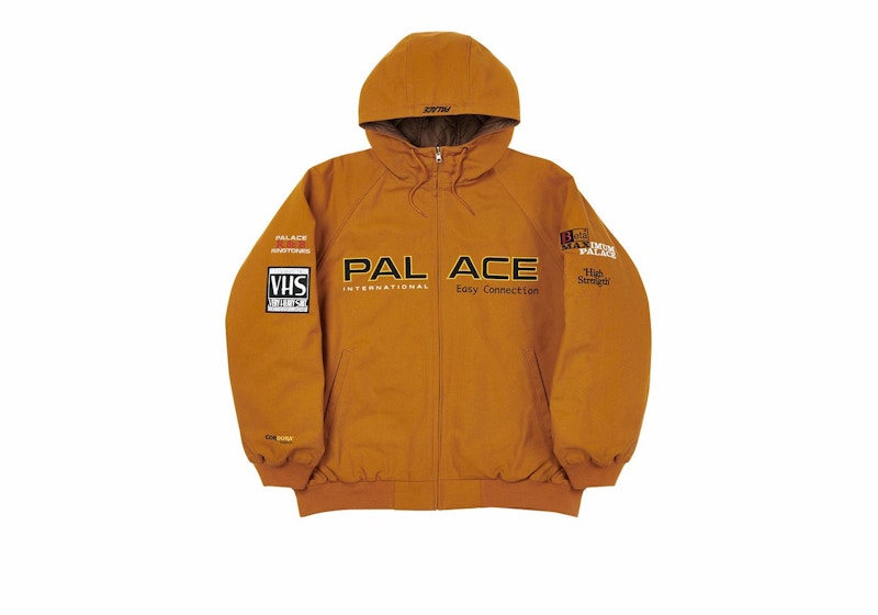 Palace One 2 One Reversible Jacket Brown