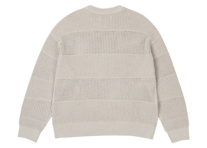 Palace Open Stripe Knit Grey