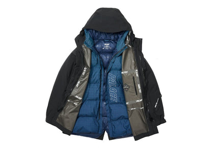 Palace Optical 2-In-1 Gore-Tex Parka Black/Optical Blue