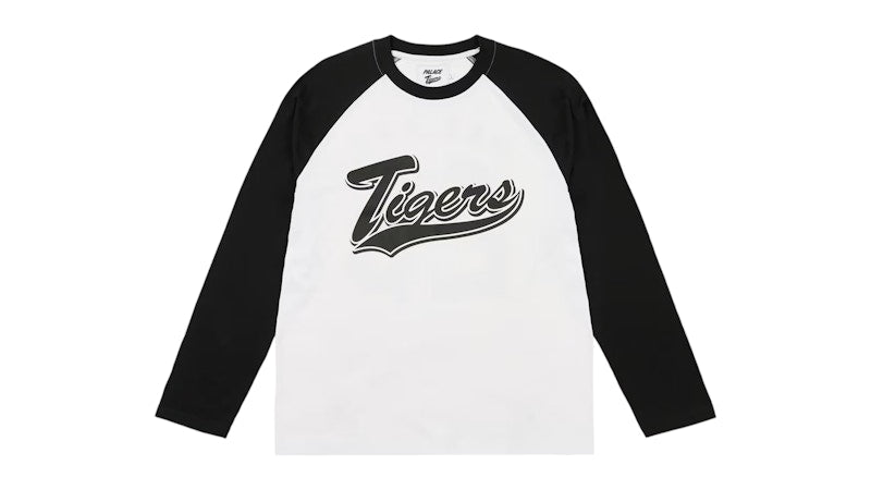 Palace Osaka Exclusive Hanshin Tigers Raglan L/S Tee Black/White