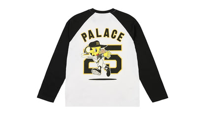 Palace Osaka Exclusive Hanshin Tigers Raglan L/S Tee Black/White