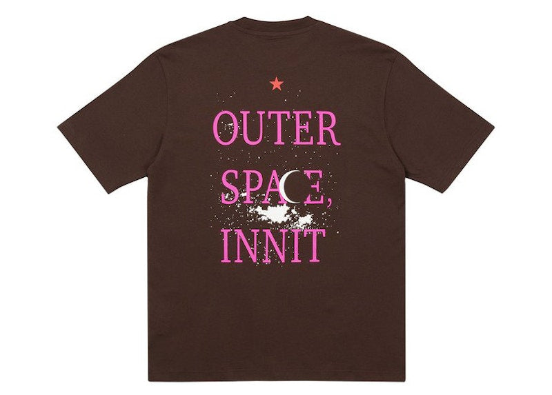 Palace Outer Space T-shirt Brown