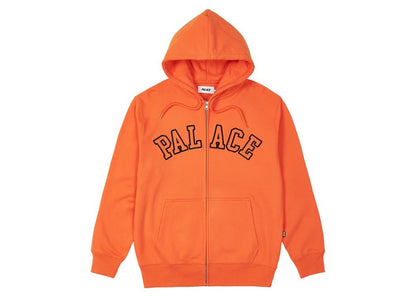 Palace Outline Arch Zip Hood Tiger Orange