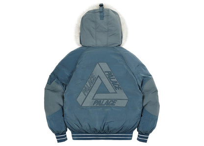 Palace P-2B Short Parka (FW21) Blue