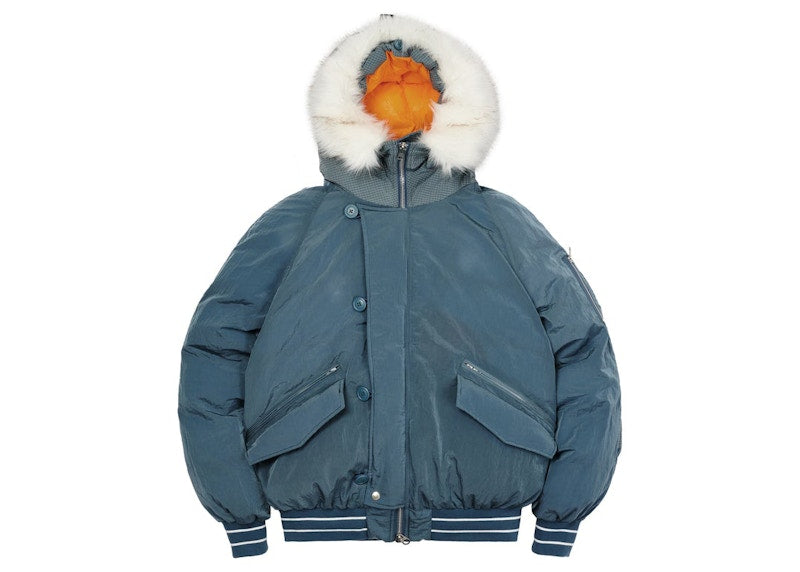 Palace P-2B Short Parka (FW21) Blue