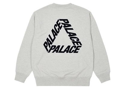 Palace P-3 Applique Crew Grey Marl