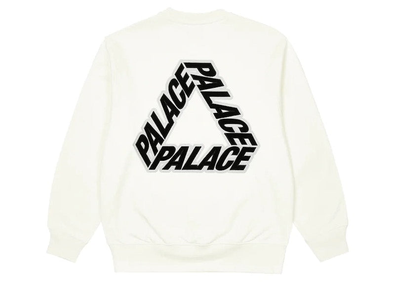 Palace P-3 Applique Crew White