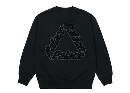 Palace P-3 Chenille Crew Black