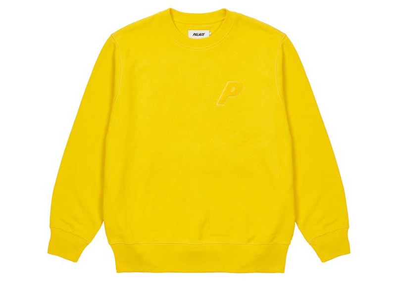 Palace P-3 Chenille Crew Yellow