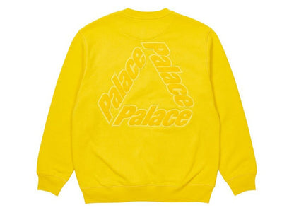 Palace P-3 Chenille Crew Yellow