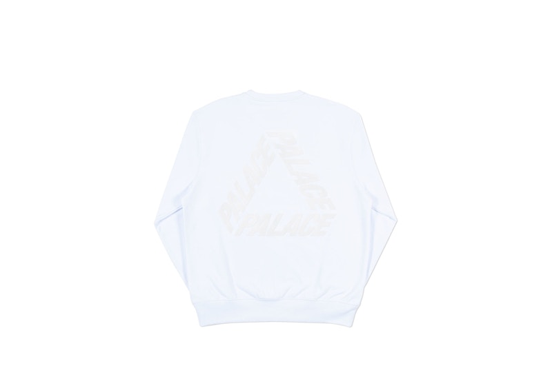 Palace P-3 Crew White