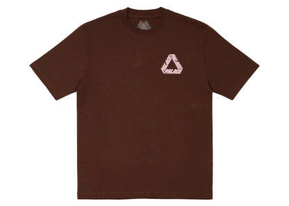 Palace P-3 Outline T-Shirt Nice Brown