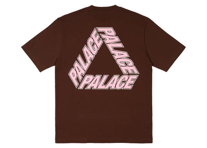 Palace P-3 Outline T-Shirt Nice Brown